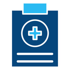 Obraz premium healthcare report vector icon