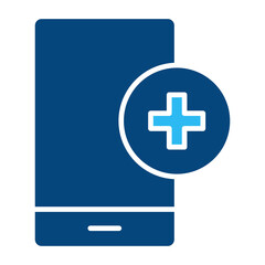 Obraz premium mobile healthcare vector icon