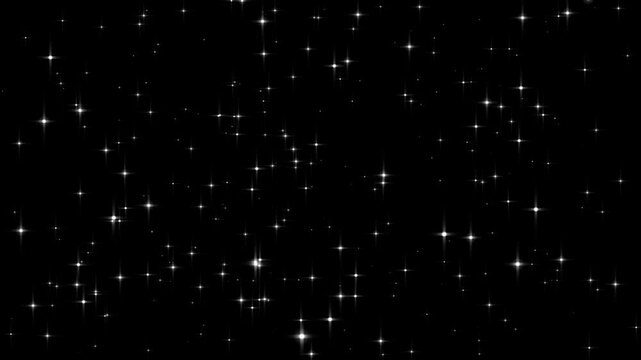 glitter stars particles background overlay, sparkle stars silver background christmas holiday, twinkle stars background animation effect festive holiday decoration, White shining dust light.