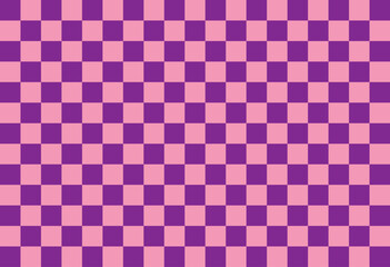 Fototapeta premium Colorful checkerboard square seamless pattern background. Modern geometric pastel square background vintage style