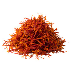 Naklejka premium Saffron threads spice close up for gourmet cooking and rich flavor adds luxury to culinary creations