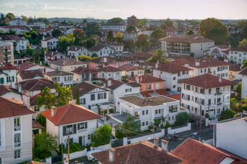 Obraz premium Bayonne is a city in the French Basque Country, at the confluence of the Nive and Adour rivers, in southwestern France.