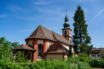 Wallfahrtskirche Maria Hilf in Moosbronn bei Bad Herrenalb in Baden-W&uuml;rttemberg
