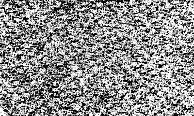 Abstract black and white static noise texture on a television screen with digital interference isolated on transparent background