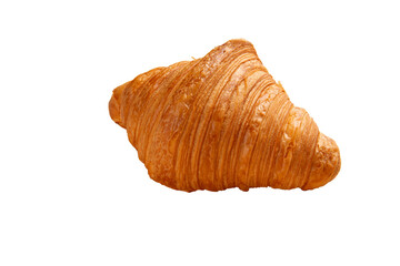 Classic croissant. Transparent.