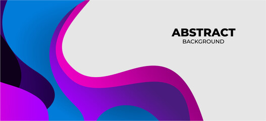 Abstract colorful wave pattern vector illustration for modern art business card design template