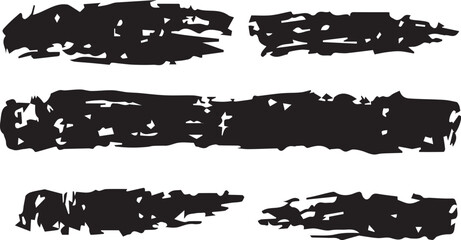 Organic Brush Stroke Grunge Vector