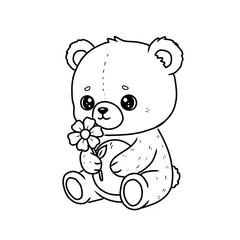 bear with followers cute