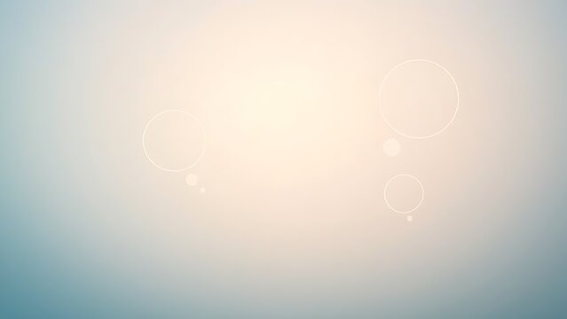 Abstract thought bubbles floating against a gradient sky, representing ideas and creativity. - Powered by Adobe