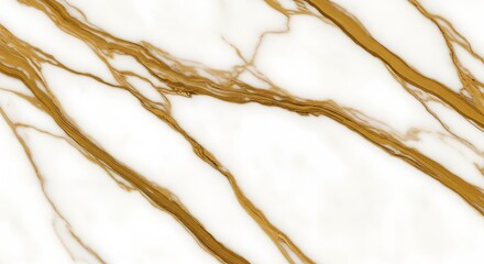 An expansive, seamless pattern of Calacatta gold marble. Thick, dramatic gold veins flow like rivers across a stark white background, forming elegant, looping swirls and feathered edges.