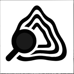 Rubber stamp vector illustration set with peace symbol and zodiac sign alongside yellow and black hazard alert icons