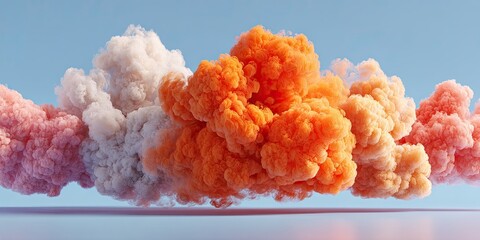Colorful abstract clouds