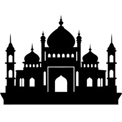 Taj mahal vector illustration