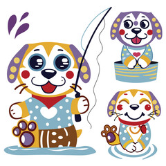 Fototapeta premium cute cartoon illustration Artwork