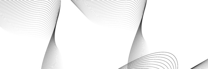 Dotted wave line background. Black halftone undulate pattern. Abstract particle flow wave wallpaper. Curved dashed gradient net element. presentation, cover design