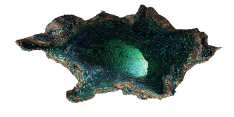 Malachite Mineral Formation: Captivating image showcases the striking colors and intricate textures of a malachite mineral formation, highlighting its natural beauty and unique geological history.