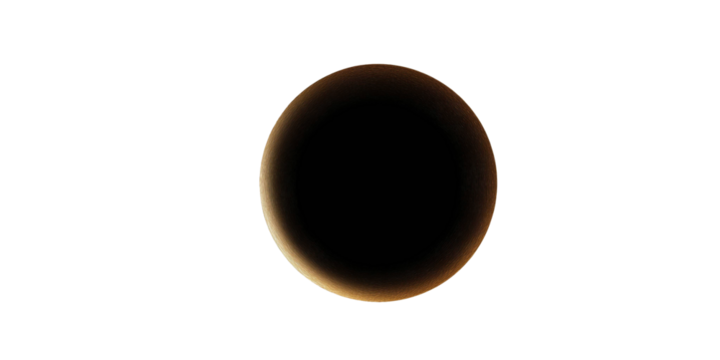 Celestial Enigma: A singular, dark celestial body floats against the vastness of space. Evoking mystery and a sense of wonder.