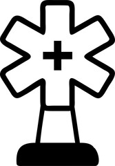 Fototapeta premium hospital emergency icon