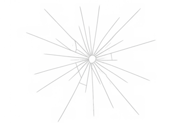 Concentric light rays spreading outwards, forming a sunburst pattern with a starburst effect on a transparent background