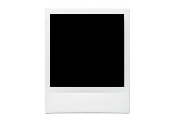 Instant photo frame isolated on transparent background