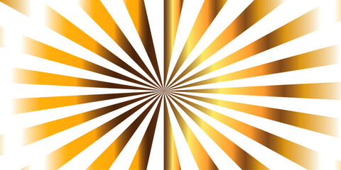 Bright golden & White Radial Sunburst Background with Sharp Rays, Subtle Gradient, Pop Art, & Comic Book Effect.dynamic starburst design with sense of energy, motion, and intensity & retro, comic.