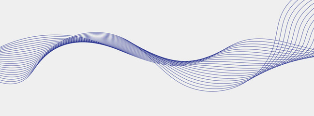 Abstract blue water wave line pattern background. Wavy art wallpaper. Japanese style concept.