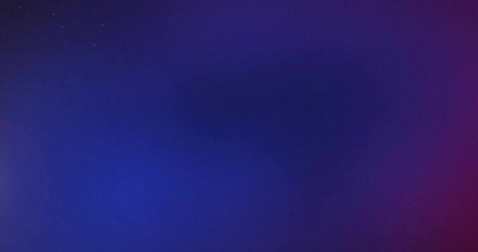 Starfield holding steady as left glow brightening, right flare dimming from off-frame light motion