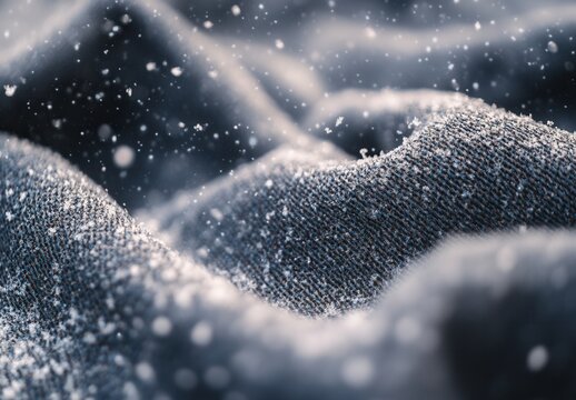 snow falling in the sky