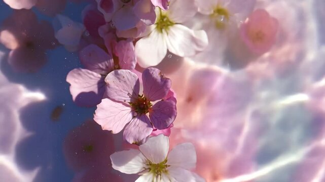 pink white flower