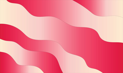 Abstract wavy stripes of pink and cream with subtle gradient transitions background