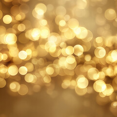 Obraz premium gold bokeh light blur background for festive celebration and elegant decor