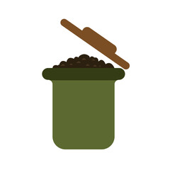 Compost Bin Organic Waste Icon