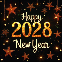 sparkle, party theme, New Year artwork, decorative stars, glittering theme