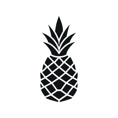 Obraz premium pineapple icon in trendy flat design