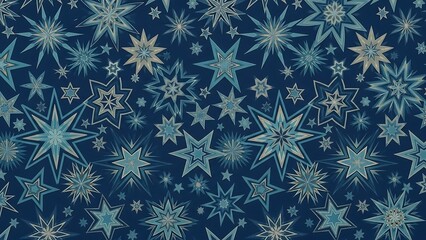 Starry Night - A Mesmerizing Display of Celestial Patterns and Shapes.