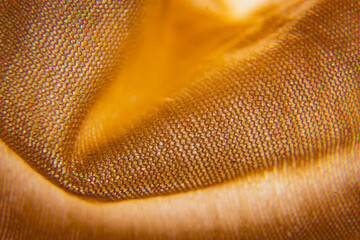 close up of silk fabric