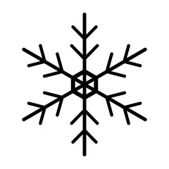 Vector line icon. Vector illustration of snowflakes icon set on transparent background. Collection of different form snowflakes vector icon. Vector art of collection of snowflake icons icon on.