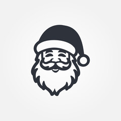 santa claus icon symbol illustration vector eps10 logo template design pattern seamless bright minimal design flat design realistic style simple design modern design
