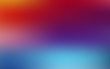 Gradient mesh background with vibrant red, purple, and blue hues