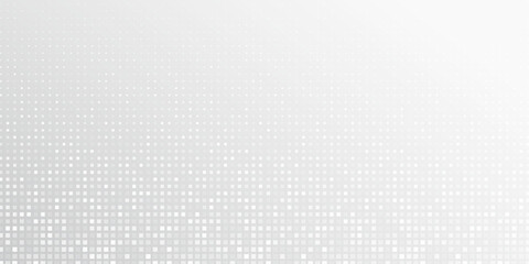 Technological white background. New technologies. Pixel background. Vector illustration