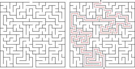 Child Focus-Enhancing Minimal Maze