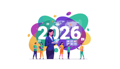 Team collaboration and global business growth planning for the year 2026