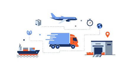 Streamlined logistics solutions offer global delivery, fast shipping, and efficient supply chain management for modern businesses seeking growth and expansion