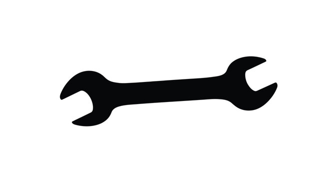 Abstract geometric pattern with bold lines and contrasting colors in a striking silhouette design