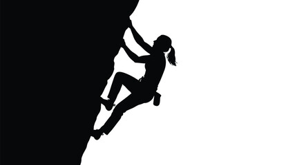 Abstract geometric shapes and lines in a dynamic composition with a distinctive silhouette style