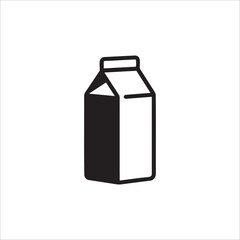 Milk icon. isolated on white background