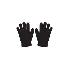 gloves bag icon. isolated on white background