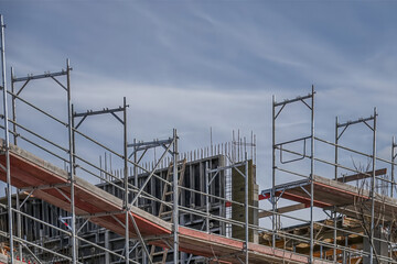 Bauger&uuml;st auf der Baustelle