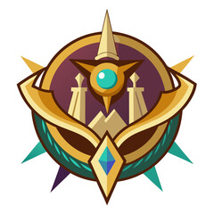 strong fantasy adventure icon.