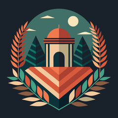 clean modern smiley icon.